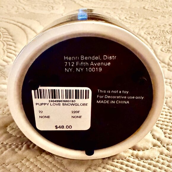 henri bendel Puppy Love Snow Globe - Picture 3 of 3